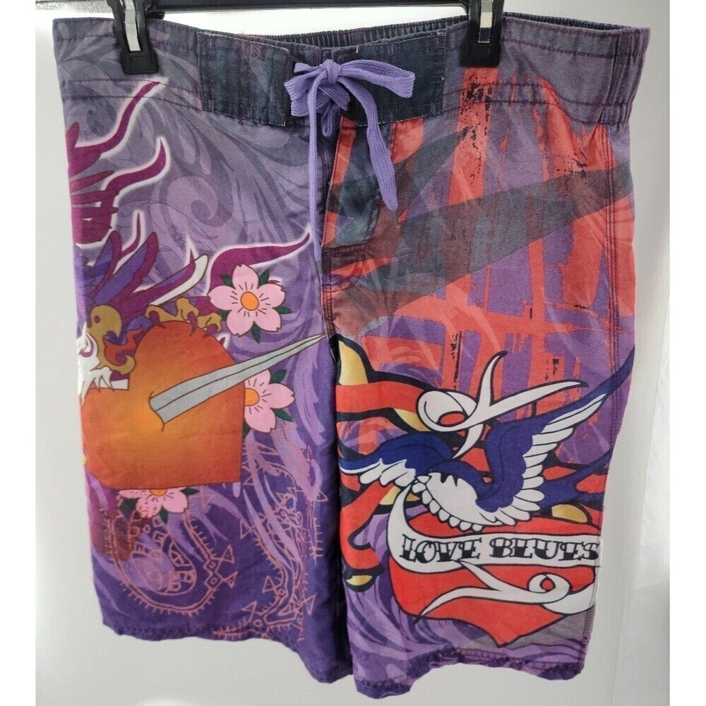 Vintage Tattoo Tattoo By Free Spirit Board Shorts